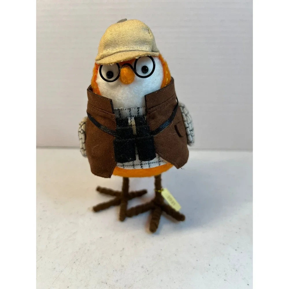 Target Wondershop Speck Fabric Bird 2021 Fall Harvest Explorer Binoculars Figure